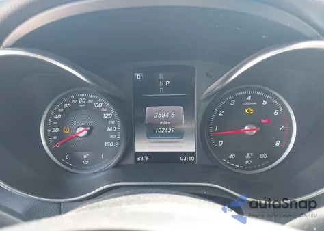 2017 Mercedes-Benz Glc 300 4Matic из США, поврежденный, VIN WDC0G4KB6HV011837